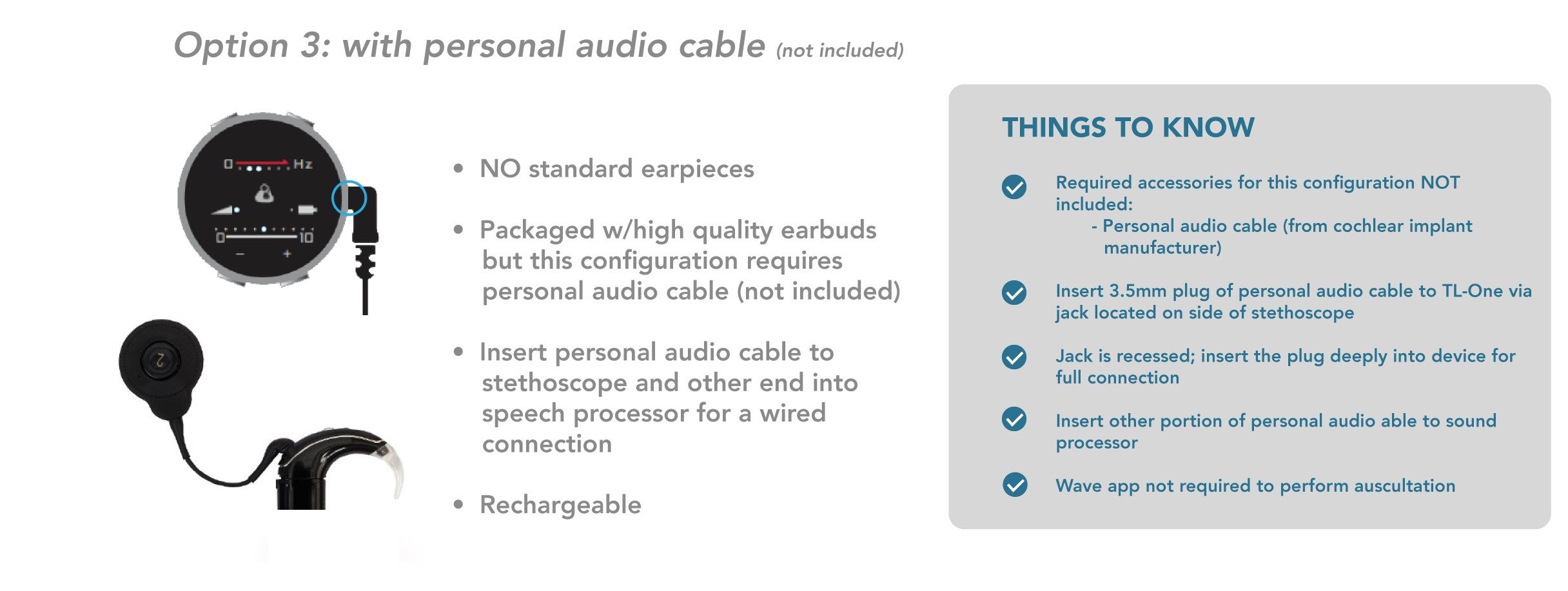 02C-Amp Steth SOLUTIONS cochlear tlone option 3